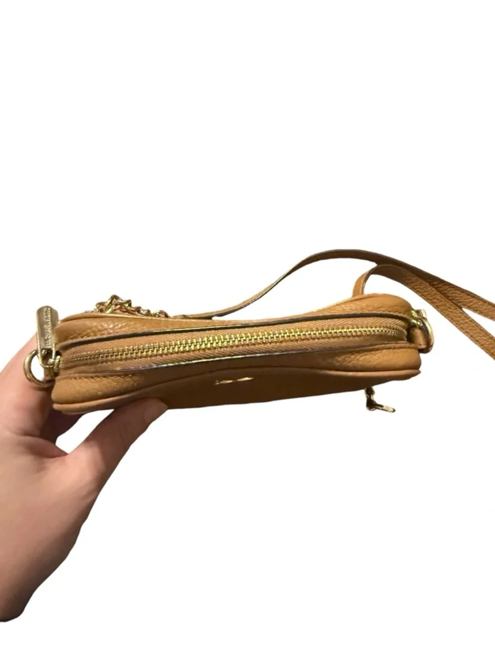 Michael Kors Tan Leather Crossbody Bag